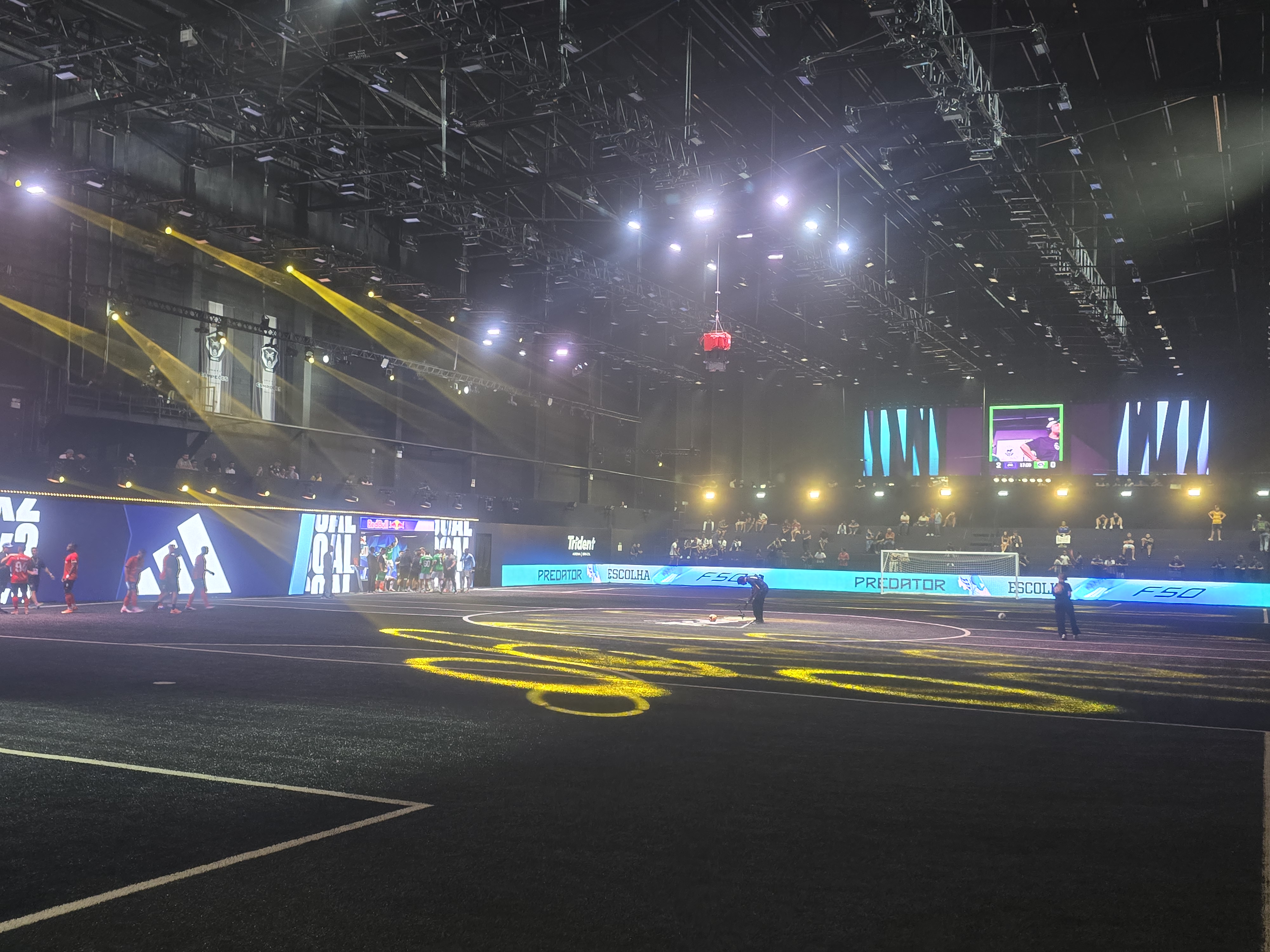 Foto da Trident Arena prestes a receber um jogo da Kings League