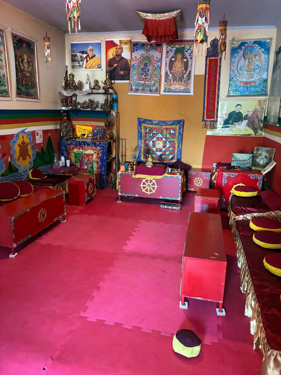 Sala de meditação da Monja Anni